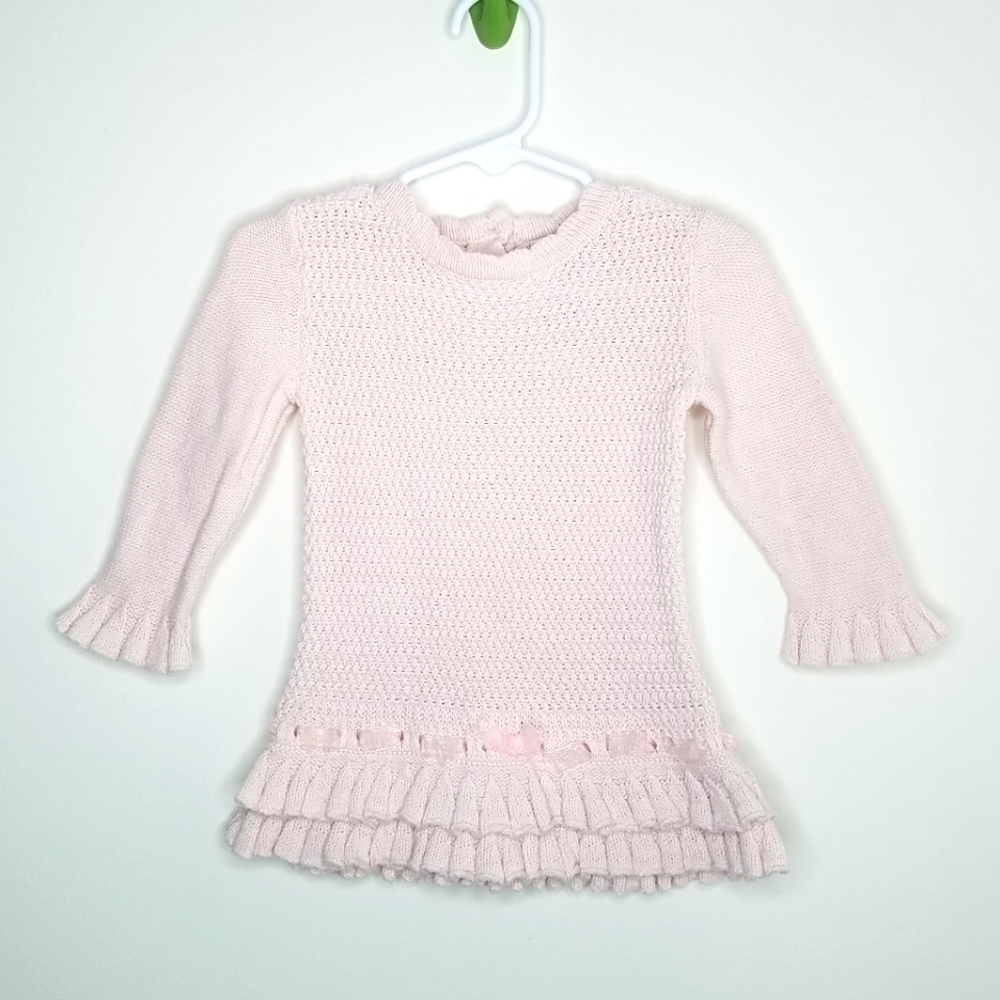 Catherine Malandrino Knit Blush Pink Dress 6-9m